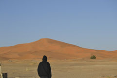 The sand dunes of Merzouga, Morocco