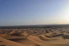 The sand dunes of Merzouga, Morocco