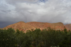 Landscape in the Atlas near the Dades Gorge near Boumalne, Morocco