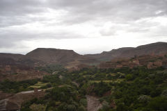 Landscape in the Atlas near the Dades Gorge near Boumalne, Morocco