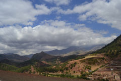 Atlas landscape between Boumalne and Marrakech, Morocco