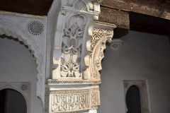 Inside the Ben Youssef Madrasa in Marrakech, Morocco