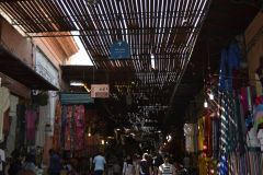 Markets inside the Medina in Marrakech, Morocco
