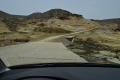 Landscape south of Sidi Ifni, Morocco in direction of Foum Assaka