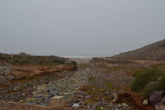 Landscape south of Sidi Ifni, Morocco in direction of Foum Assaka