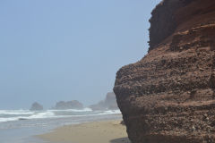 At the beach of Legzira near Sidi Ifni, Morocco