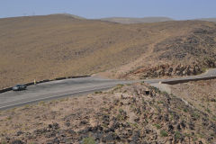 Landscape on the road between Ouarzazate and Mhamid in Morocco