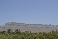 Landscape on the road between Ouarzazate and Mhamid in Morocco