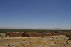 Landscape on the road between Ouarzazate and Mhamid in Morocco