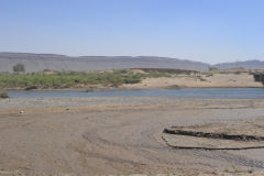 Landscape on the road between Ouarzazate and Mhamid in Morocco