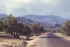 Landscape at the Tizi-n-Test pass between Marrakesh and Taroudannt, Morocco