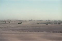 Sahara sand dunes at the Wadi Draa near Mhamid, Morocco