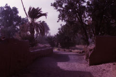 Inside a old city at the Wadi Draa near Mhamid, Morocco