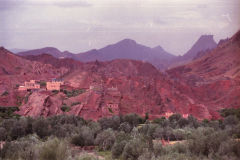 Mountain landscape near Boumalne, Morocco