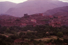 Mountain landscape near Boumalne, Morocco