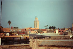 Over the roofs of Marrakesh, Morocco