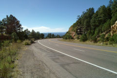 On the road through the Tonto National Forest, Arizona, USA