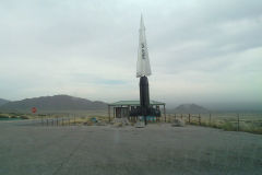 Rest stop near White Sands Missile Range, New Mexico, USA