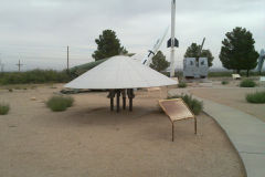 Exponat at the White Sands Missile Range, New Mexico, USA