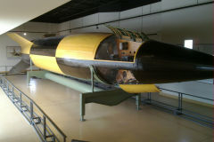 V2 rocket at the White Sands Missile Range, New Mexico, USA