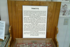 Trinitite at the White Sands Missile Range, New Mexico, USA