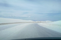 Landscape at the White Sands National Monument, New Mexico, USA