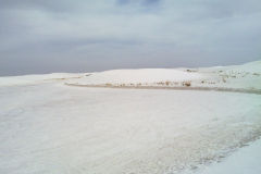 Landscape at the White Sands National Monument, New Mexico, USA