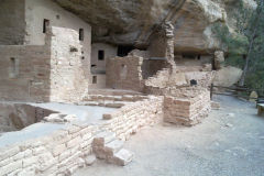 Acient buidlings in Mesa Verde National Park, Colorado, USA