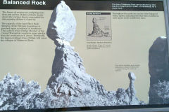 balanced rock in Arches National Park, Utah, USA