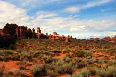 Landscape at Arches National Park, Utah, USA