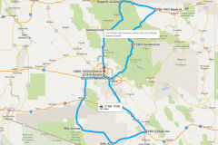 Route trhough Arizona, USA