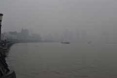 View from The Bund in Shanghai, China