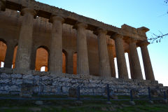 At the historic site of the Valley of Temples in Agrigent, Sicily, Italy