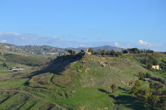 At the historic site of the Valley of Temples in Agrigent, Sicily, Italy
