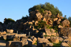 At the historic site of the Valley of Temples in Agrigent, Sicily, Italy