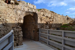 Views inside the Ortygia Castle in Syracuse, Sicily, Italy