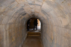 Views inside the Ortygia Castle in Syracuse, Sicily, Italy