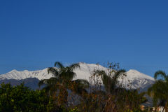 Mount Etna as seen from our terrace in Sicily, Italy