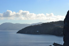 A view of Lipari Island, one of the Aeolian Islands in the Tyrrhenian Sea, Italy