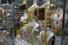 Gold at the Gold Market (Souk) in Dubai, United Arab Emirates