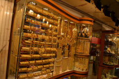 Gold at the Gold Market (Souk) in Dubai, United Arab Emirates