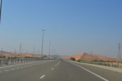 Landscape in the Rub al-Chali near the border of Oman in the United Arab Emirates