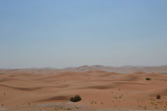 Landscape in the Rub al-Chali near the border of Oman in the United Arab Emirates