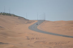 Landscape in the Rub al-Chali near the border of Saudi Arabia in the United Arab Emirates