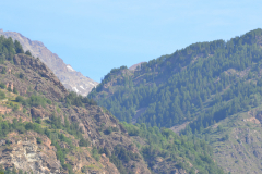 Italian Alps scenery on a hike to the Mount Falinere near Buisson, Italy