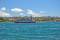 A boat on Sydney Cove, Sydney, Australia