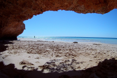 At the beach of Coral Bay, Western Australia