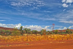 Outback landscape between Karajini National Park and Newman, Western Australia