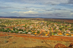 The city of Newman in the Outback in Western Australia
