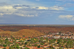 The city of Newman in the Outback in Western Australia